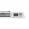 Elektromos fűtőtest, 1000W, fali, LCD kijelző, időzítő, termosztát, fagyőr, HOME FKA 100 / RENDELÉSRE