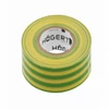 Szigetelőszalag, sárga-zöld, 20m, 19 mm, HÖGERT HT1P286