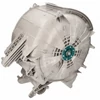 Üst + dob + ékszíjtárcsa (eredeti) ELECTROLUX mosógép pl: EWB105205W
