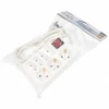 7-es hálózati elosztó, kapcsolós, (4 EURO + 3 földelt), 1,5m,  gyerekvédelem, 3x1mm², IP20, 16A, fehér, HOME  NV 17/WH