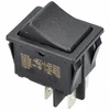 16A/250V AC 31x25 mm Billenőkapcsoló, motorhoz, fekete, szögletes, ETA 2404, 3404 porszívó