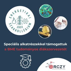  A BME tudományos diákszervezetét támogattuk speciális alkatrészekkel