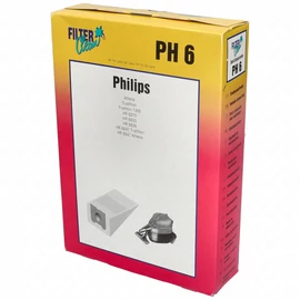 Porzsák, papír, 4 db (eredeti) PHILIPS takarítógép / RENDELÉSRE