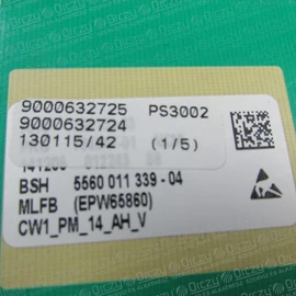 Elektronika, teljesítmény (eredeti) BOSCH mosógép / RENDELÉSRE