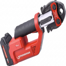 Présgép készlet, 2Ah akkuval, elektro-hidraulikus, 18V, M 18-22-28mm préspofákkal, ROTHENBERGER 1000003897 / RENDELÉSRE