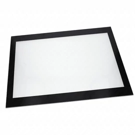 523x393 mm Üveg, ajtó, külső, fekete, (eredeti) ELECTROLUX tűzhely / RENDELÉSRE