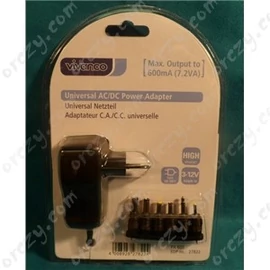 Adapter (töltő) univerzális 3-12 V 600MAh /RENDELÉSRE