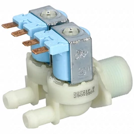 2 utas 12 mm 180° Mágnesszelep (eredeti) BEKO mosógép / RENDELÉSRE