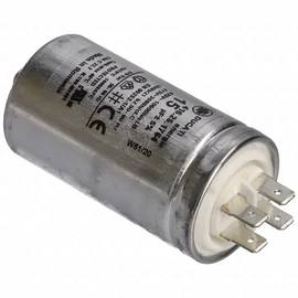 15 uF 475V Kondenzátor, sarus, motor indító, fémházas (eredeti) CANDY szárítógép