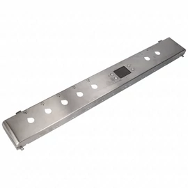 Burkolat, kezelő INOX (bontott, eredeti) BEKO tűzhely