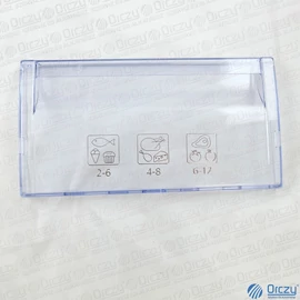 170X323 MM Előlap,gyorsfagyasztó, jobb felső (eredeti) BEKO hűtőgép / RENDELÉSRE