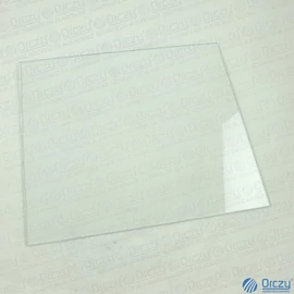 340X395 MM Polc üveg felső (eredeti) GORENJE/MORA hűtőgép / RENDELÉSRE