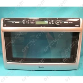 Ajtó (komplett) (eredeti) WHIRLPOOL mikrohullámú sütő / RENDELÉSRE