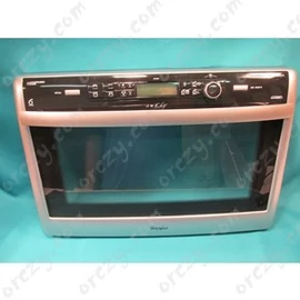 Ajtó (komplett) (eredeti) WHIRLPOOL mikrohullámú sütő / RENDELÉSRE
