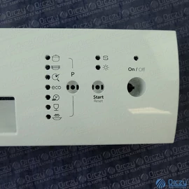 MEGSZŰNT! Burkolat kezelő előlap (eredeti) WHIRLPOOL mosogatógép / RENDELÉSRE