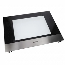 Üveg ajtó, külső (eredeti) WHIRLPOOL tűzhely / RENDELÉSRE