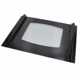 595x456 mm Üveg, ajtó, külső, fehér, (eredeti) WHIRLPOOL tűzhely / RENDELÉSRE