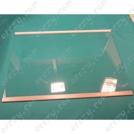 345x490mm Üvegpolc, felső, normáltér (eredeti) WHIRLPOOL hűtőgép / RENDELÉSRE