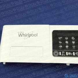 Burkolat, kezelő előlap (eredeti) WHIRLPOOL mosógép / RENDELÉSRE