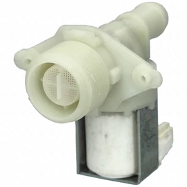 1 utas 15 mm 180° 220V Mágnesszelep, tűstekkeres (eredeti) WHIRLPOOL mosógép / RENDELÉSRE