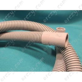 2 m Kifolyócső 22/22 mm, 90° (eredeti) WHIRLPOOL mosógép / RENDELÉSRE