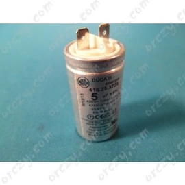 5 uF 475V Kondenzátor, sarus, fémházas (eredeti) WHIRLPOOL páraelszívó / RENDELÉSRE