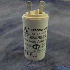 6,3 uF 470V Kondenzátor, sarus, motor (eredeti) páraelszívó / RENDELÉSRE