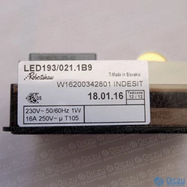 Órakapcsoló (eredeti) WHIRLPOOL / INDESIT tűzhely / RENDELÉSRE