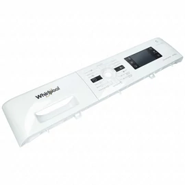 Burkolat,kezelő előlap (eredeti) WHIRLPOOL / INDESIT mosógép / RENDELÉSRE