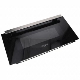 Ajtó (eredeti) WHIRLPOOL / INDESIT mikrohullámú sütő / RENDELÉSRE