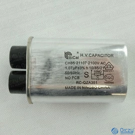 1,07 uF 2100V Kondenzátor, nagyfeszültségű (eredeti) ELECTROLUX mikrohullámú sütő / RENDELÉSRE