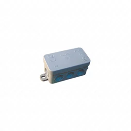 Kötődoboz 75x45 mm,  IP54, szürke,