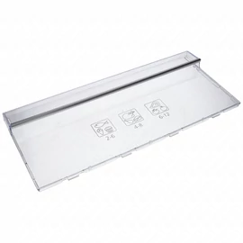 445x189x11 mm Előlap, fagyasztófiók, átlátszó (eredeti) BEKO hűtőgép / RENDELÉSRE