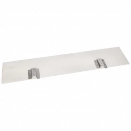 594x125 mm Üveg, ajtó, külső, fehér, GORENJE tűzhely / RENDELÉSRE