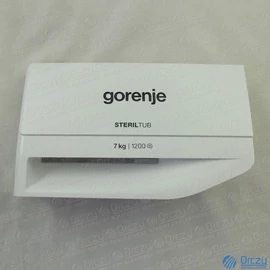 Mosószertartó előlap/fogantyú (eredeti) GORENJE/MORA mosógép / RENDELÉSRE