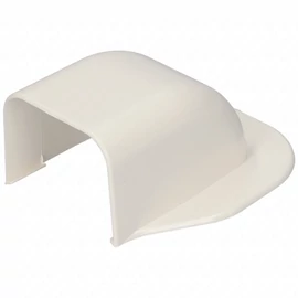 65x50 mm Fali íves csatlakozóelem, (talpas végzáró) (VECAMCO) klíma dekorcsatorna