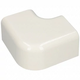 90x65 mm 90° Kanyarív, lapos, fehér, UV álló (VECAMCO) klíma dekorcsatorna