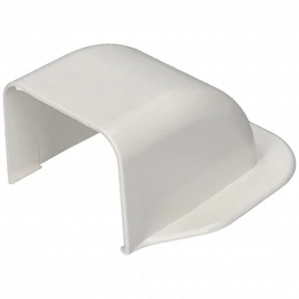 90x65 mm Fali íves csatlakozóelem, (talpas végzáró) (VECAMCO) klíma dekorcsatorna
