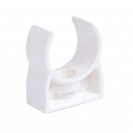 Kondenzvíz cső rögzítő bilincs, fehér, 20 mm, (VECAMCO) klíma