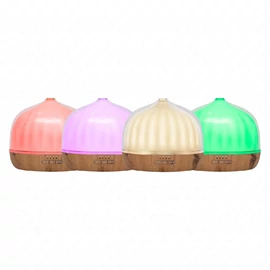 Aroma diffúzor porcelán/fa kivitel, hangulatfénnyel, 20-30 ml / óra, 500ml víztartály, LED,  HOME AD 500 / RENDELÉSRE