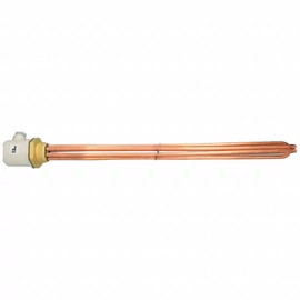 7500W 400V 610 mm Fűtőszál, réz, menetes, zárt, kazán