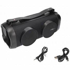 Hordozható bluetoothos hangszóró, IPX4 vízvédett, USB, beépített akkumulátor, Boom-Box, SAL BT 3000