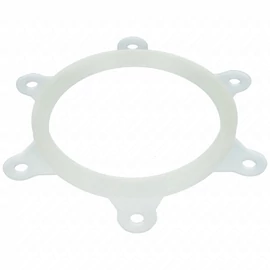 121x102x7 mm Tömítés, zárófedél, 6 lyukú, fehér, új típusú HAJDU K-s bojler 10db-os csomag