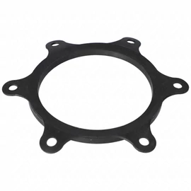 121x102x7 mm Tömítés, zárófedél, 6 lyukú, fekete, új típusú HAJDU K-s bojler 10db/csomag