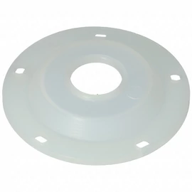 130x35 mm Tömítés, zárófedél, 5 lyukú, sima, fehér, csonk nélkül ISEA bojler /BZT208/
