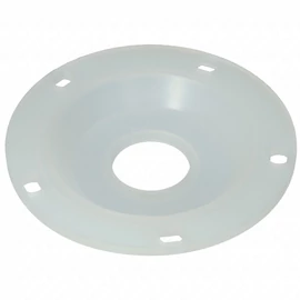 130x35 mm Tömítés, zárófedél, 5 lyukú, sima, fehér, csonk nélkül ISEA bojler /BZT208/