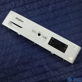 Burkolat kezelő előlap (eredeti) WHIRLPOOL / INDESIT mosógép / RENDELÉSRE