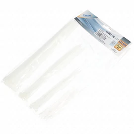 Kábelkötegelő szett (4 féle méret, fehér) 4x30db / csomag
