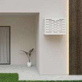900x680x450 mm Klíma takaró box, 3 fajta stílus, fekete vagy fehér színben,