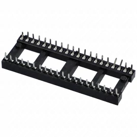 IC foglalat 40 lábú RM:2,54mm standard / RENDELÉSRE